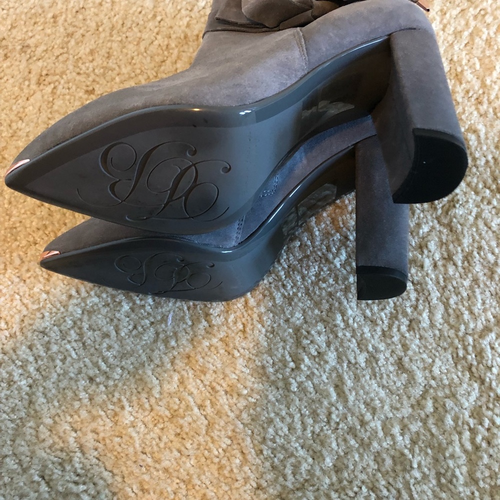 Ladies gray suede Ted Baker boots